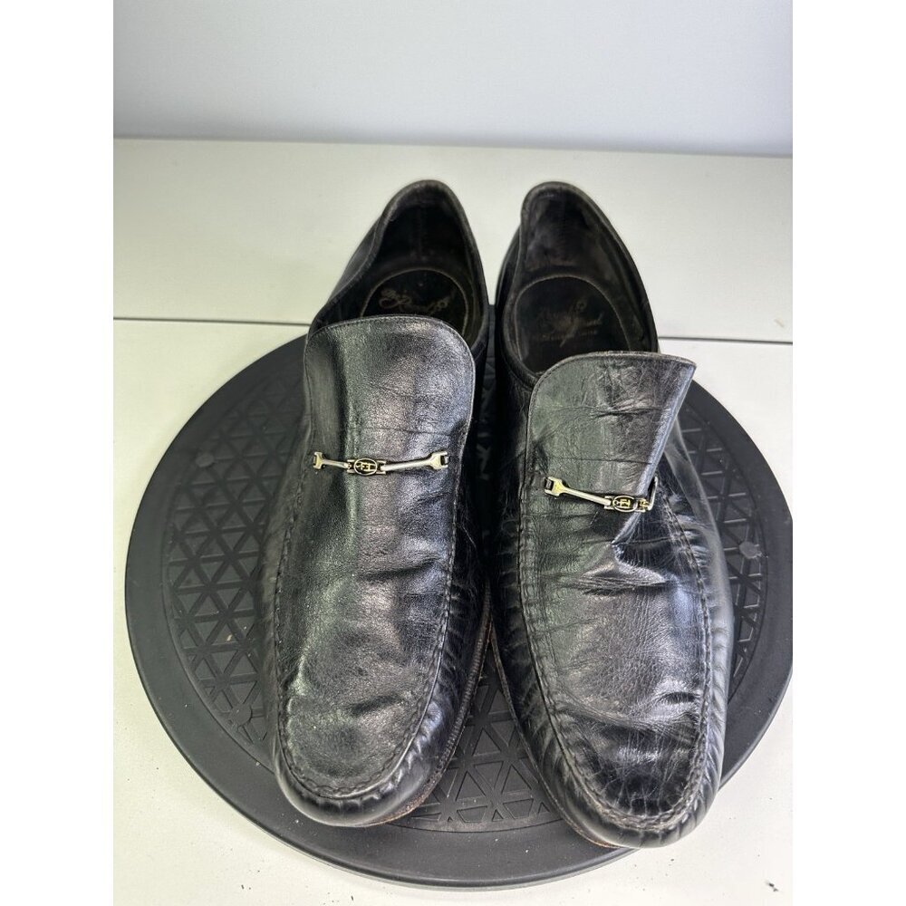 Florsheim Royal Imperial Mens 8.5 D Horsebit Loafers Dress Shoes Black Leather